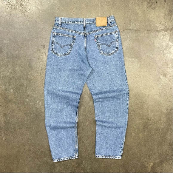 VTG Levis 550 Relaxed Fit Baggy Light Wash Denim Jeans 90s 00s - Picture 2 of 9